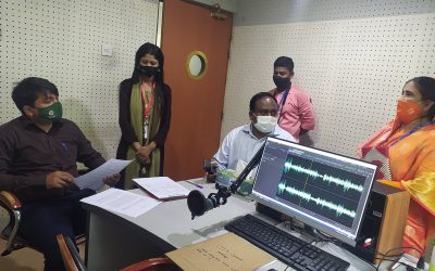 রেডিও মেঘনার স্টুডিও পরিদর্শন করলেন নবাগত উপজেলা নির্বাহী কর্মকর্তা