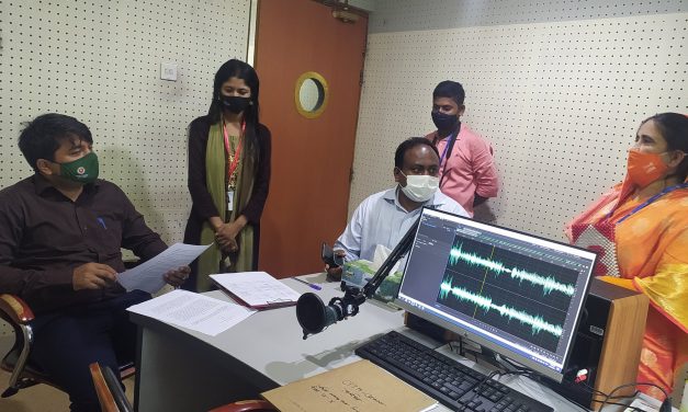 রেডিও মেঘনার স্টুডিও পরিদর্শন করলেন নবাগত উপজেলা নির্বাহী কর্মকর্তা