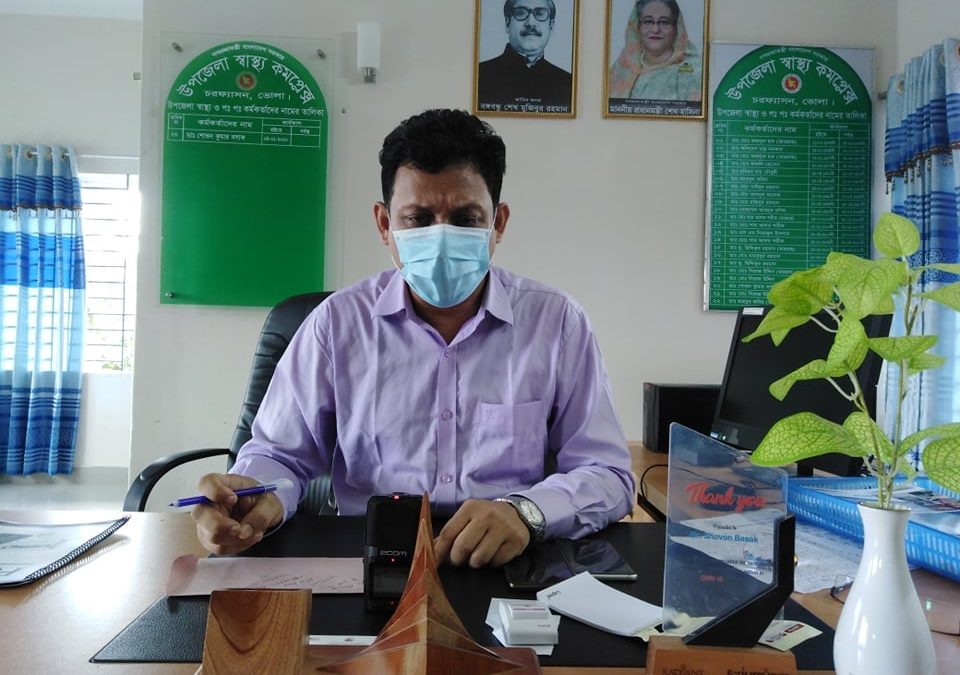 চরফ্যাসনে কমছে করোনার সংক্রমন