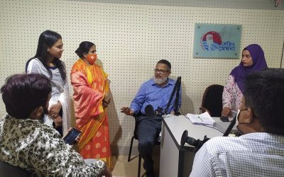 রেডিও মেঘনার পরিদর্শন করলেন বাংলাদেশ বেতারের কর্মকর্তাবৃন্দ