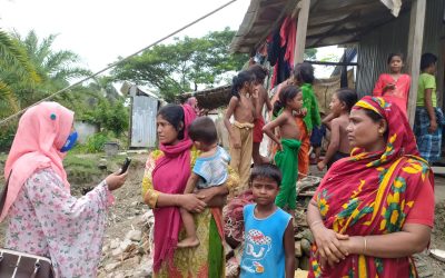 জলবায়ু পরিবর্তনের প্রভাবে উচ্চ ঝুঁকির মধ্যে রয়েছে চরফ্যাসনের উপকূলের শিশুরা