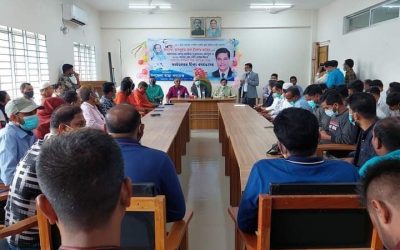 চরফ্যাসনে এইচএসসি পরীক্ষার্থীদের ফাইজারের টিকাদান কার্যক্রমের উদ্বোধন