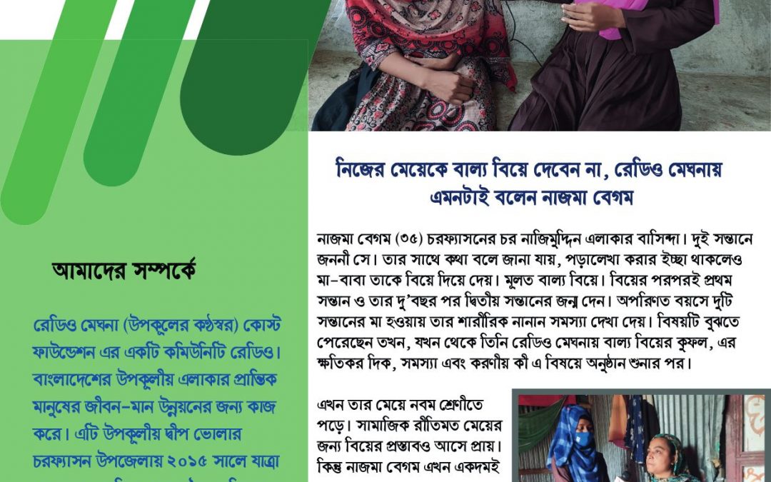 মেঘনা বুলেটিন, নভেম্বর-২০২১, সংখ্যা-৪৪