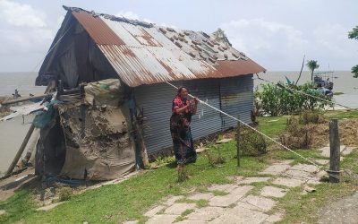 দুর্যেোগে ক্ষতি এড়াতে সর্তক চরফ্যাসনের ফাহিমা বেগম