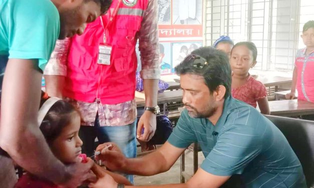 চরফ্যাসনে ৫-১১ বছর বয়সী শিশুদের করোনা টিকা শুরু, চলবে ১২ দিন