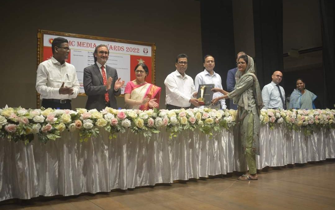 অডিও ক্যাটাগরিতে জাতীয় গণমাধ্যম ইনস্টিটিউট এর পুরস্কার পেলেন রেডিও মেঘনার উম্মে নিশি
