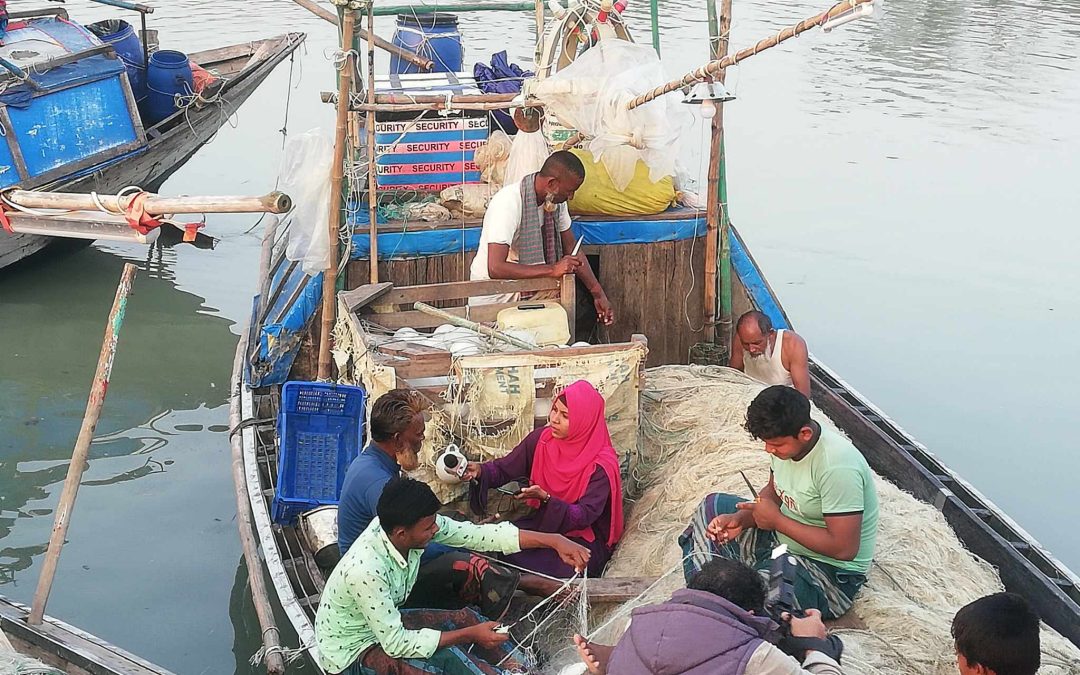 মাছ শূন্য ভোলার চরফ্যাশনের সামরাজ মৎস্য কেন্দ্র