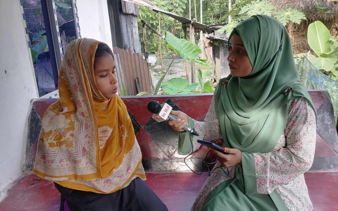 রেডিও মেঘনার অনুষ্ঠান শুনে মাসিককালীন অসচেতনতা  থেকে রক্ষা পেলো সোনিয়া