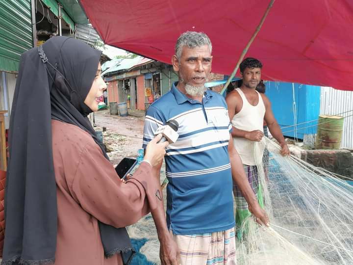 ভরা মৌসুমেও মেঘনা নদীতে মিলছেনা ইলিশ, বিপাকে মৎস্যজীবীরা