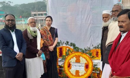 চরফ্যাশনে যথাযোগ্য মর্যাদায় শহীদ বুদ্ধিজীবী দিবস পালিত