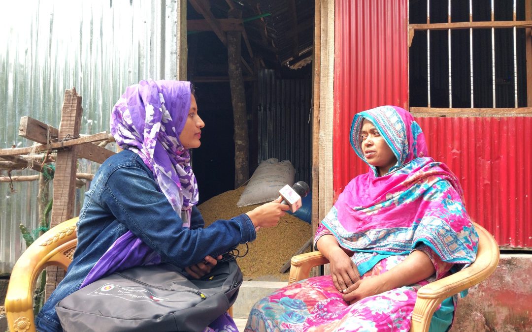 আবহাওয়ার খবর শুনে সাফল্যের পথে একজন কৃষাণী রুমা বেগম