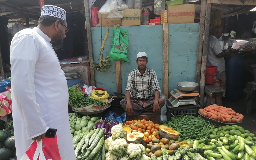 চরফ্যাশনে রমজানে স্বস্তি ফিরেছে সবজির বাজারে