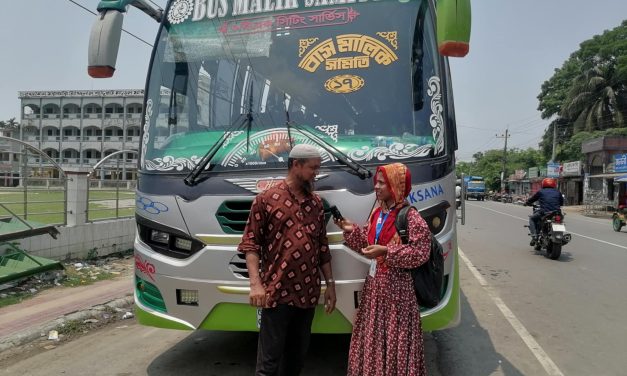 ভোলা-চরফ্যাশন রুটে কমেছে বাস ভাড়া, স্বস্তি সাধারন যাত্রীদের