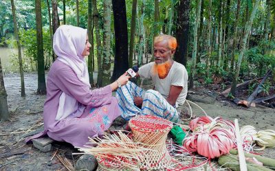 বাঁশের মোড়ায় গড়া এক জীবনের গল্প আনিসুল হক মিয়ার