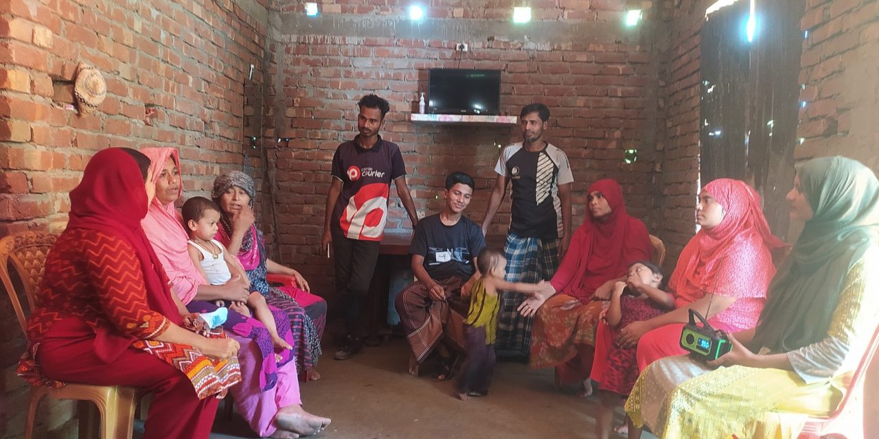 আসলামপুর ইউনিয়নের রেডিও মেঘনার শ্রোতাক্লাব গঠন