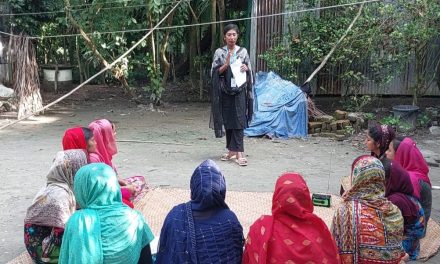 সমাজ পরিবর্তনে ব্যক্তিগত পরিচ্ছন্নতা বিষয়ে কাজ করছেন রেডিও মেঘনার শ্রোতা ক্লাবের সদস্যরা