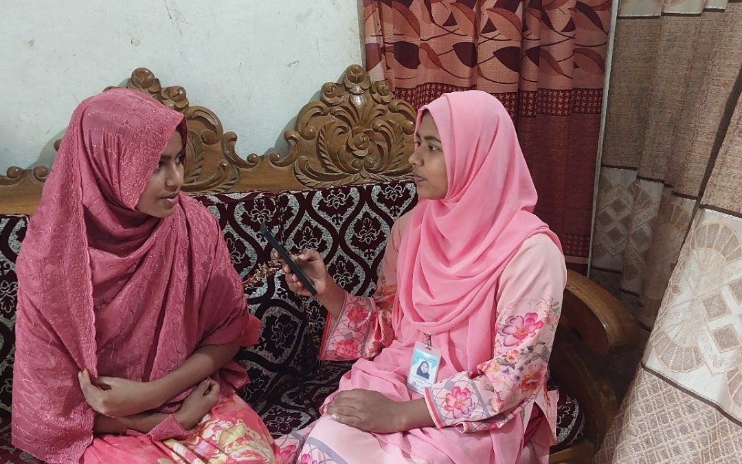 রেডিও মেঘনার অনুষ্ঠান শুনে বিকাশ হ্যাকা থেকে সমাধান ছিলেন, হাজারিগঞ্জ এর তানজিলা।