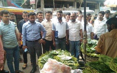 চরফ্যাশনে অবৈধ পার্কিং ও ফুটপাত দখলমুক্ত করতে উচ্ছেদ অভিযান