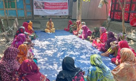 রেডিও মেঘনার উদ্যোগে নারী নির্যাতন বন্ধে সচেতনতা মূলক উঠান বৈঠক অনুষ্ঠিত