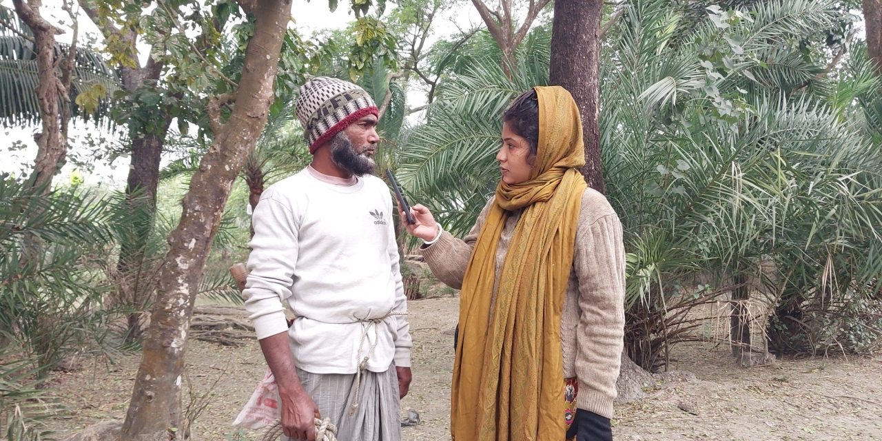কমে গেছে খেজুর গাছের সংখ্যা, তবুও ঐতিহ্য ধরে রেখেছেন চরফ্যাশনের গাছি সাইদুল হক