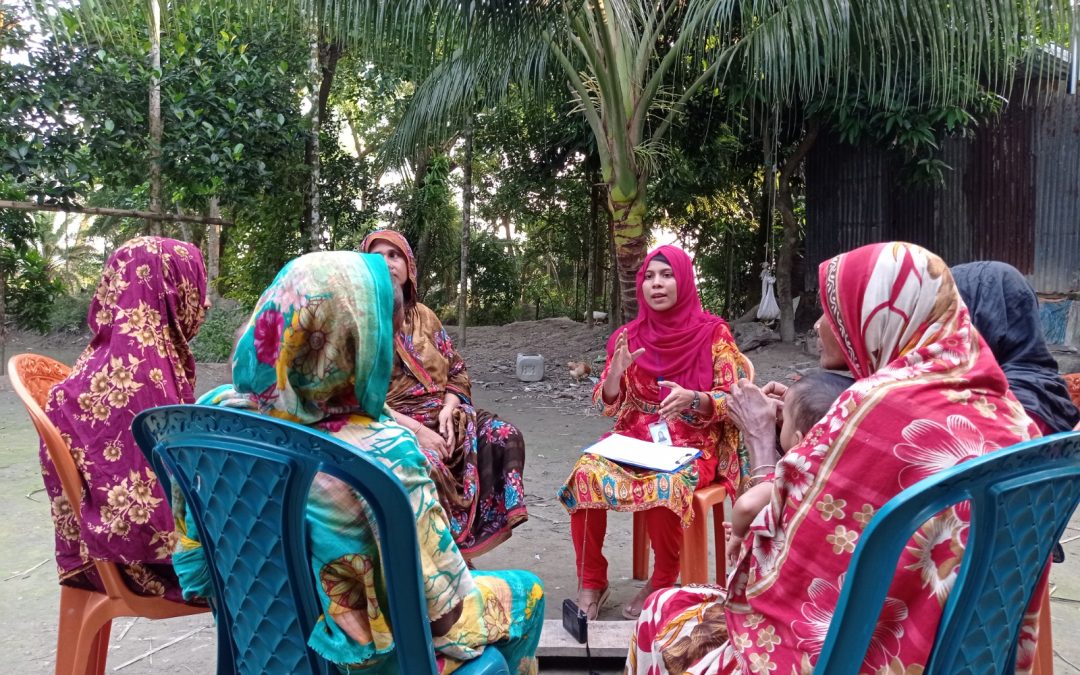 পিরিয়ড চলাকালীন সঠিক যত্ন ও করণীয় সম্পর্কে জানতে পেরে ধন্যবাদ জানান মাজেদা বেগম