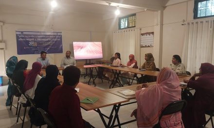 রেডিও মেঘনার কলাকৌশলীদের জন্য জেন্ডার সংবেদনশীল ও আন্তর্জাতিক গ্রাম আদালত বিষয়ক ওরিয়েন্টেশন অনুষ্ঠিত