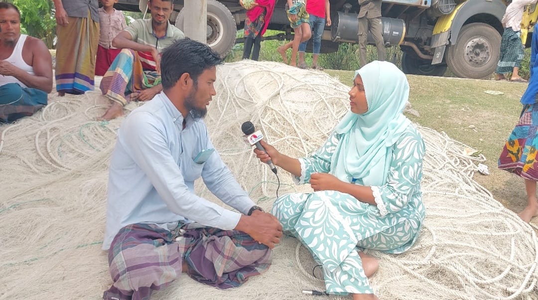 নিষেধাজ্ঞার ২৮ দিন পার হলেও সরকারি সহায়তার আওতায় আসেনি চরফ্যাশনে মৎস্যজীবীরা