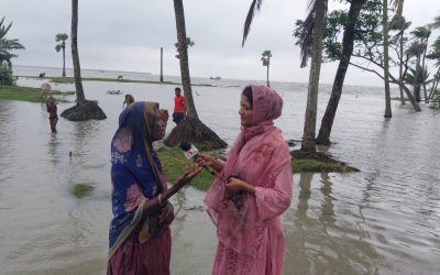 বৈরী আবহাওয়া ও সতর্ক সংকেতের কারণে সমুদ্রে যাচ্ছেন না চরফ্যাশনের জেলেরা