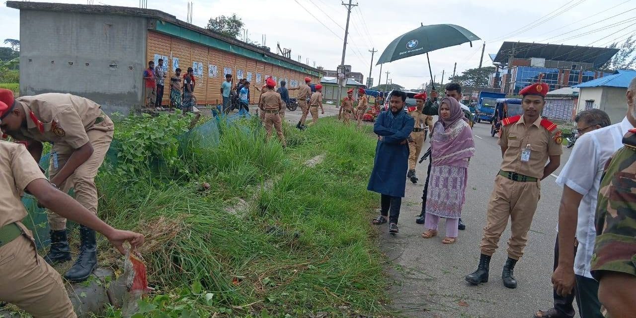 ভোলার চরফ্যাশনে ডেঙ্গু প্রতিরোধ ও পরিচ্ছন্নতা নিশ্চিত করার লক্ষ্যে তিন মাসব্যাপী বিশেষ পরিচ্ছন্নতা অভিযান শুরু